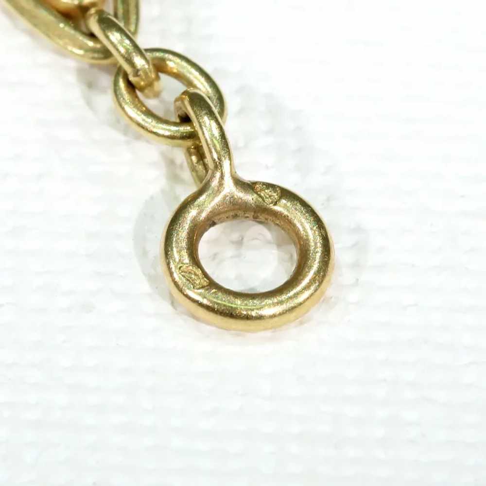 Antique French 18k Gold Long Guard Chain c. 1890 - image 8