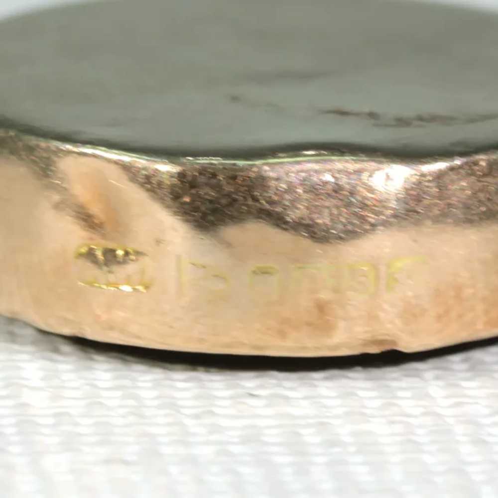Antique Edwardian Gold Compass Fob Pendant - image 7