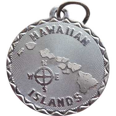 Sterling HAWAIIAN ISLANDS Vintage Estate Charm - … - image 1