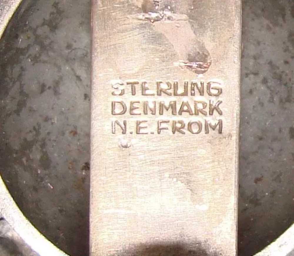 Fabulous NE FROM Sterling Denmark Vintage Clip Br… - image 3