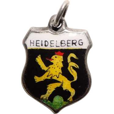 Sterling & Enamel HEIDELBERG Charm - Souvenir of G