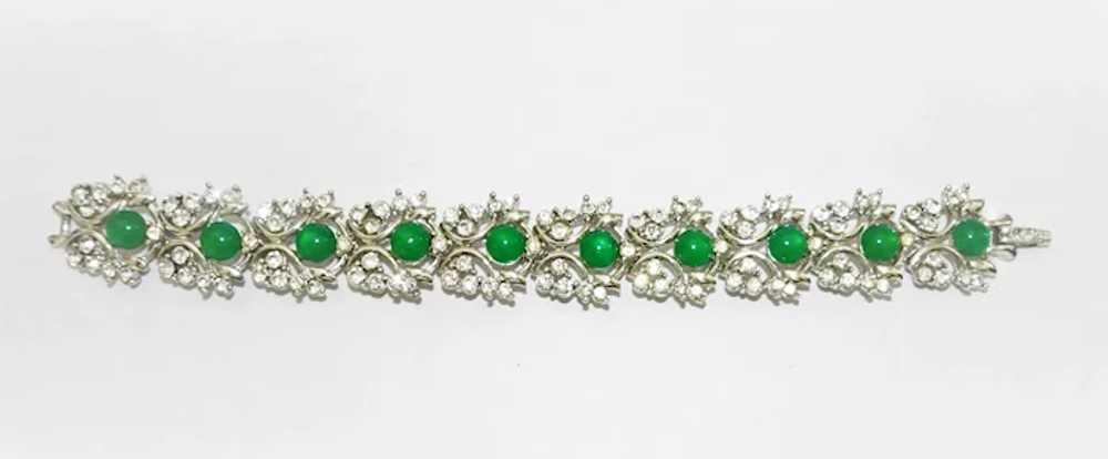 Vintage Mandle Bracelet Brooch Earrings Moghul Ca… - image 6