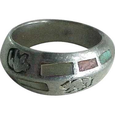 Native American Crafted Bear Totem Ring Sterling S