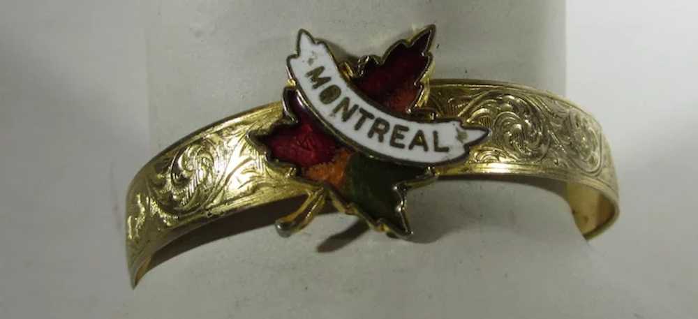 VIntage Child's Canadian Souvenir Bracelet of Mon… - image 7