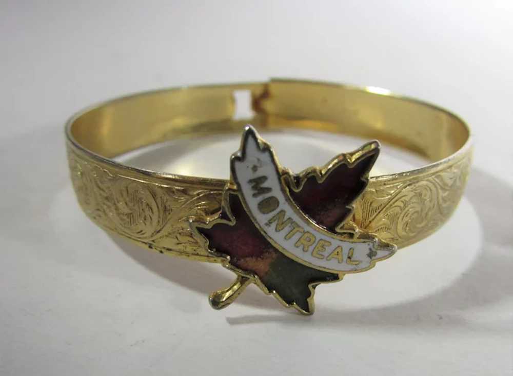 VIntage Child's Canadian Souvenir Bracelet of Mon… - image 9