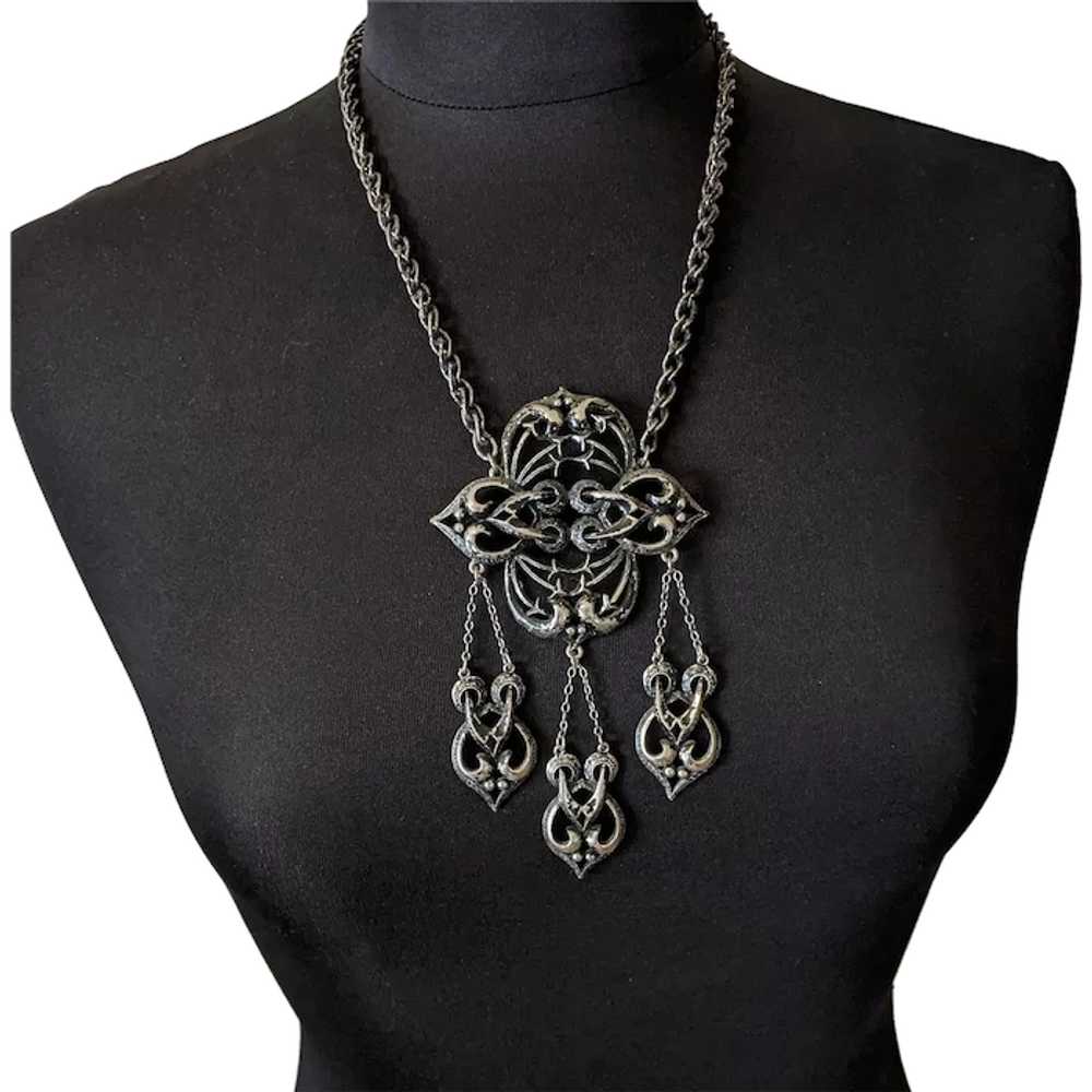 Big and Bold Renaissance Revival Necklace - image 1