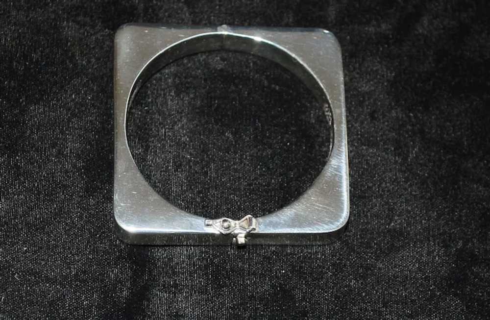 Mexican Mid-Century Modern Sterling Bracelet - image 4
