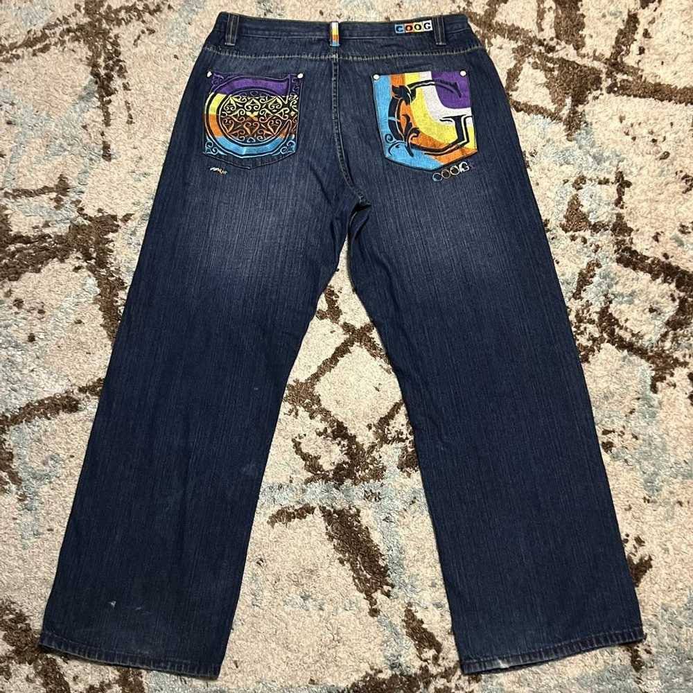 Coogi × Vintage Vintage Coogi Mens Baggy Jeans Mu… - image 2