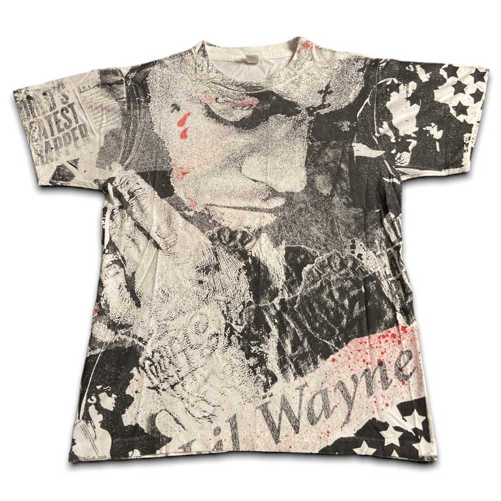Lil Wayne × Vintage Lil Wayne All Over Print Rap … - image 2