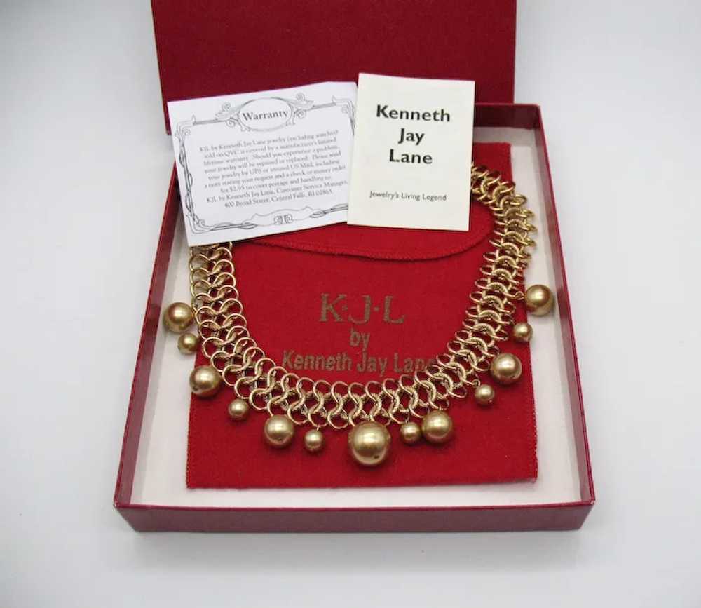 Signed Kenneth Jay Lane 13th Anniversary Golden B… - image 8