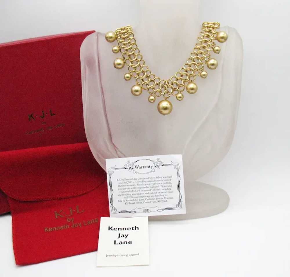 Signed Kenneth Jay Lane 13th Anniversary Golden B… - image 9