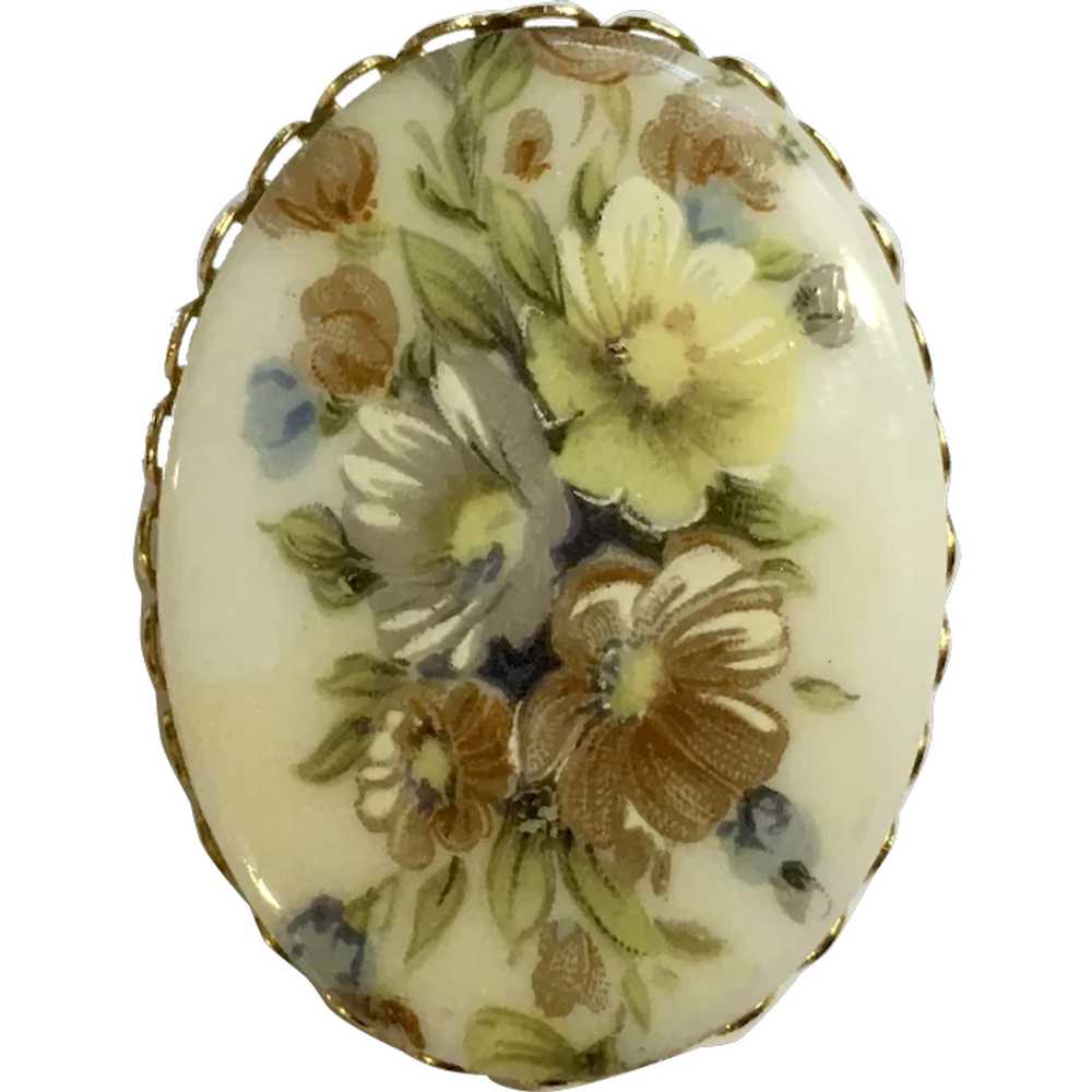 Cluster of flowers Brooch Pin - image 1