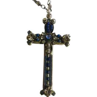 Ayala bar cross pendant - Gem