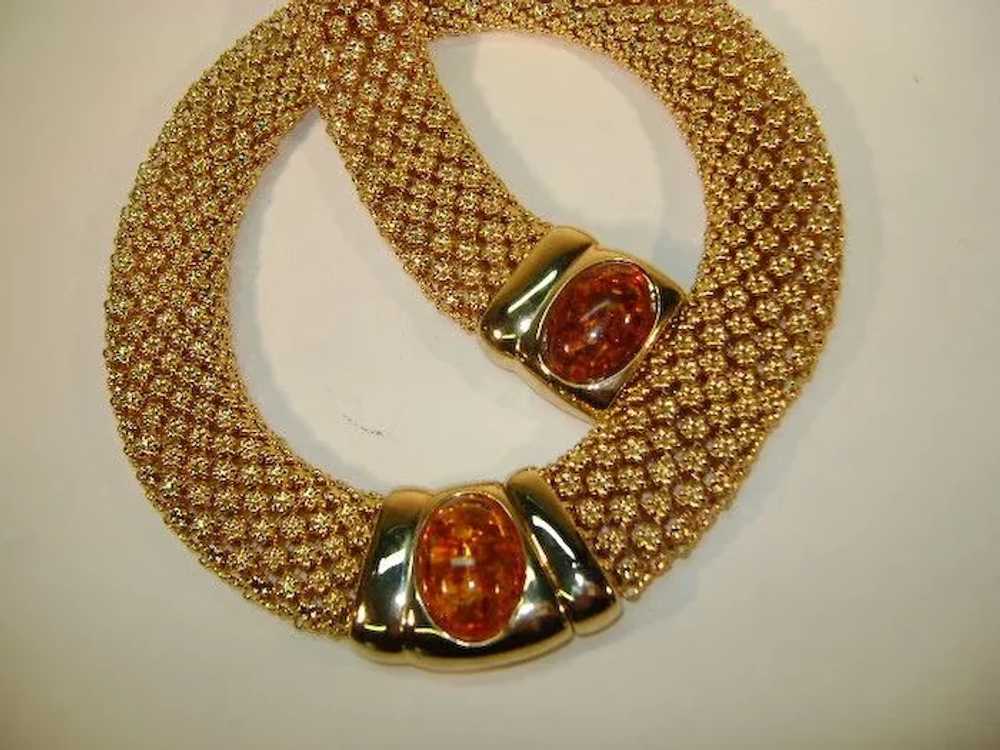 VINTAGE Stovepipe style Necklace and Bracelet  Ma… - image 3