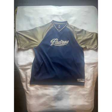 Majestic Padres Majestic Pullover Shirt Jersey Si… - image 1