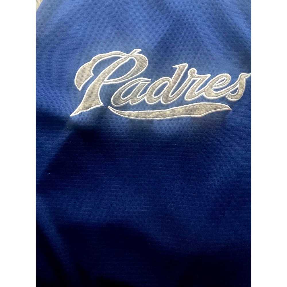 Majestic Padres Majestic Pullover Shirt Jersey Si… - image 2