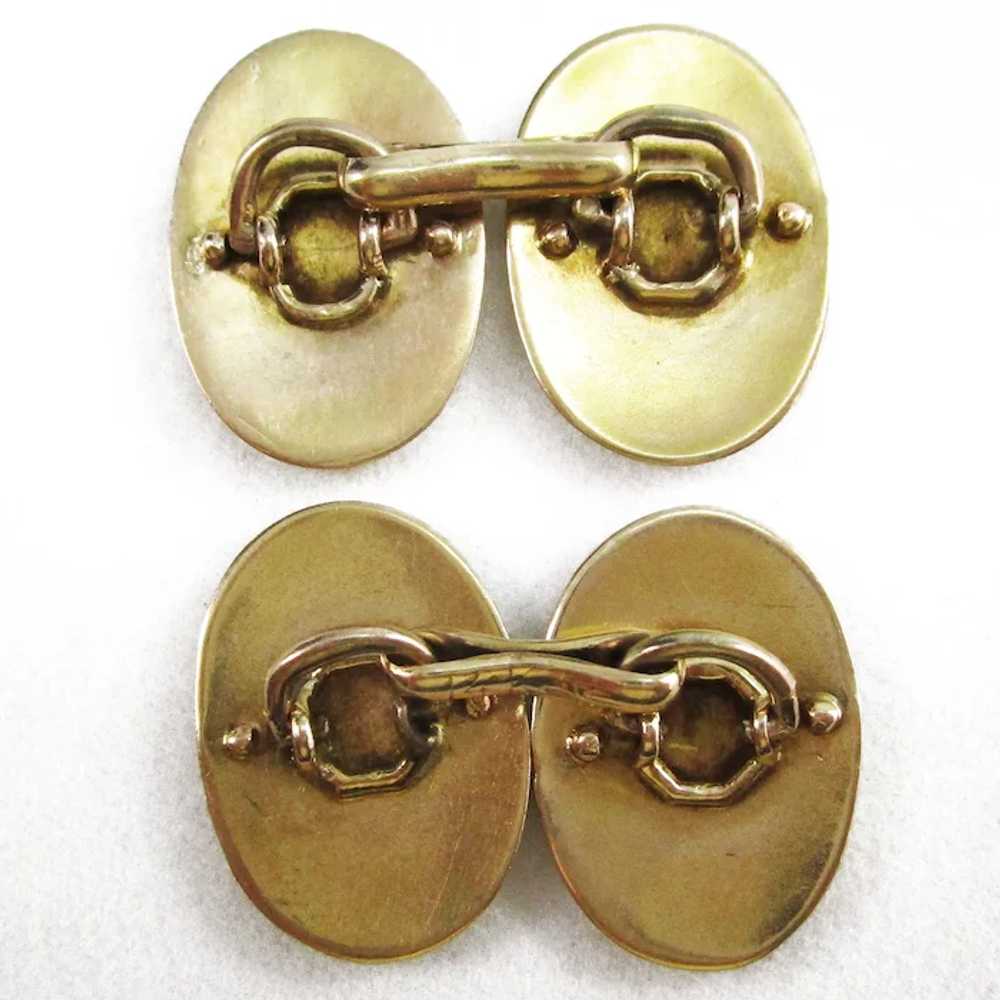 14K Yellow Gold Art Nouveau Larter & Sons Dogwood… - image 6