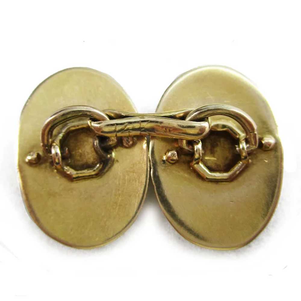 14K Yellow Gold Art Nouveau Larter & Sons Dogwood… - image 7