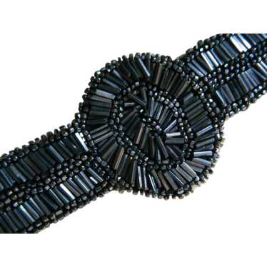 Art Deco Flapper Handmade Beaded Belt - image 1