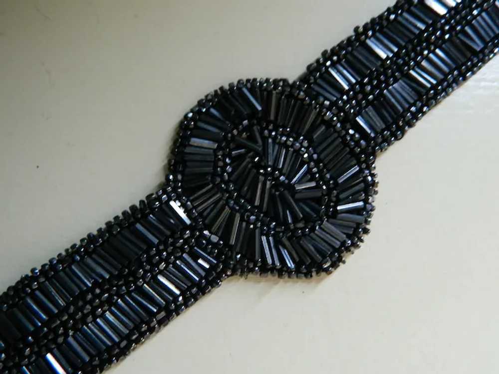 Art Deco Flapper Handmade Beaded Belt - image 2