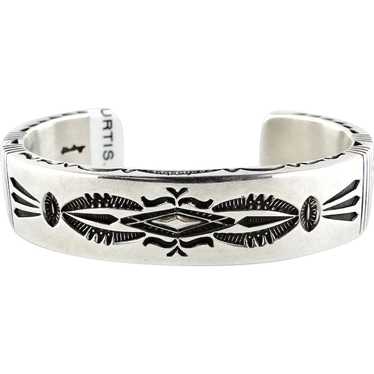 Native American Thomas Curtis Sterling Silver Hea… - image 1