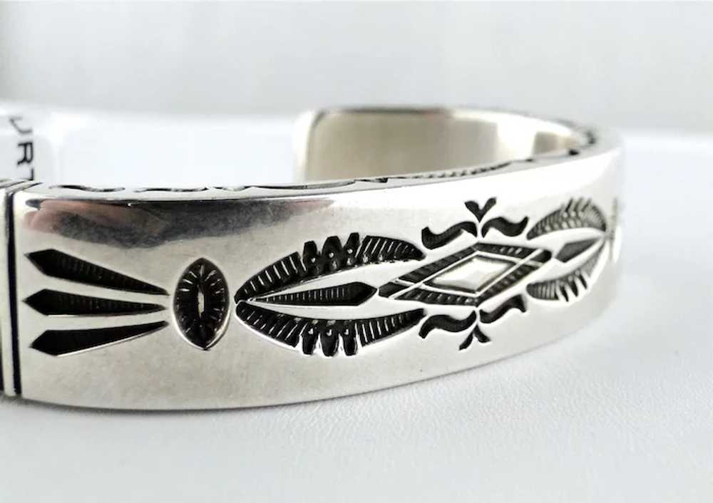 Native American Thomas Curtis Sterling Silver Hea… - image 4