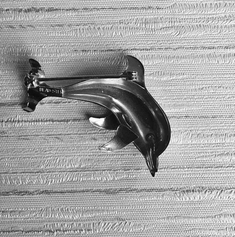 Beau Sterling Porpoise/Dolphin Pin - image 2