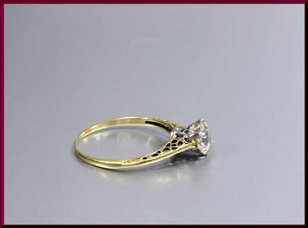 Victorian Diamond Engagement Ring - image 2