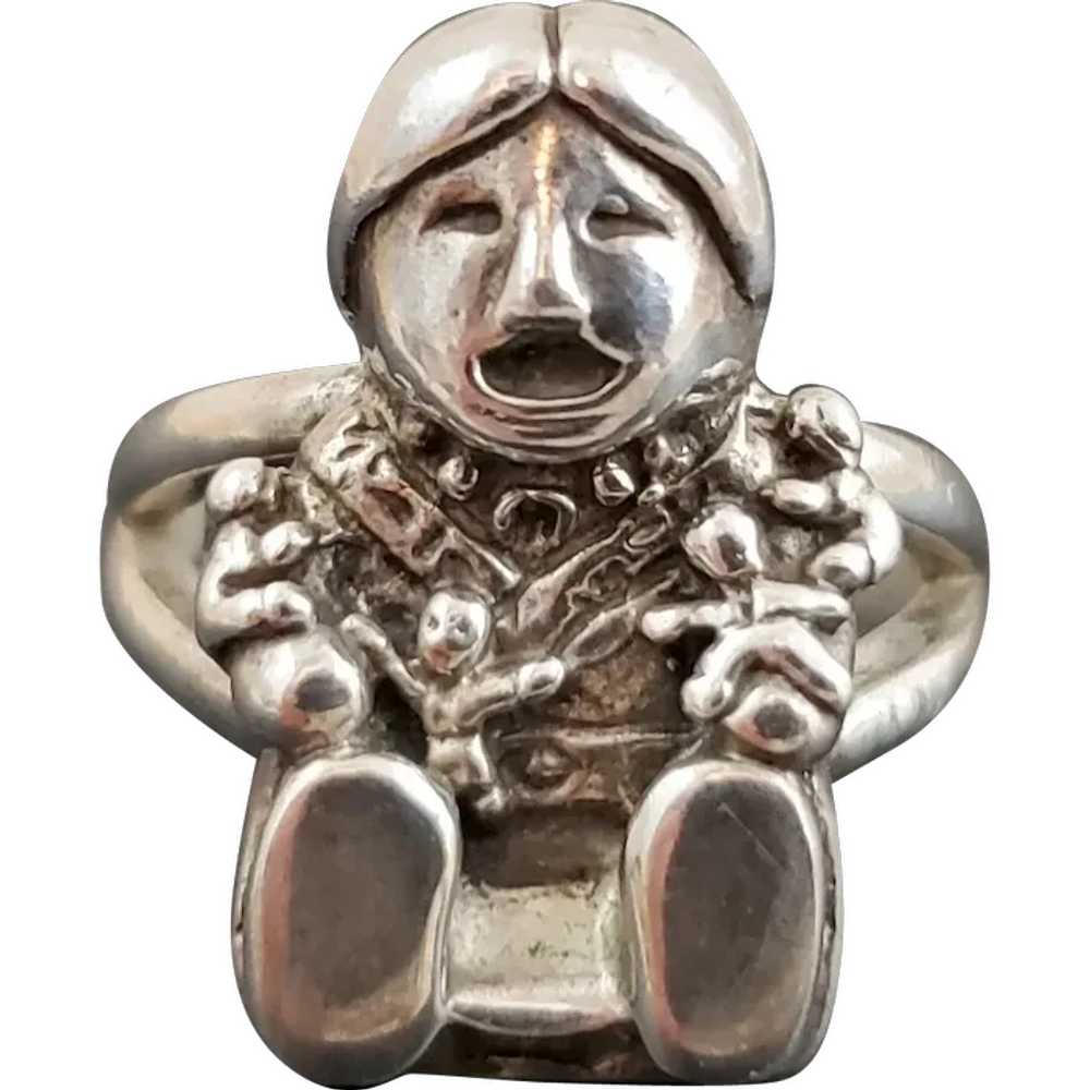 Vintage Southwestern Carol FELLEY Sterling Silver… - image 1