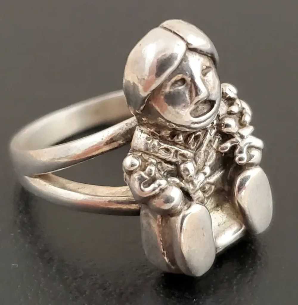 Vintage Southwestern Carol FELLEY Sterling Silver… - image 2