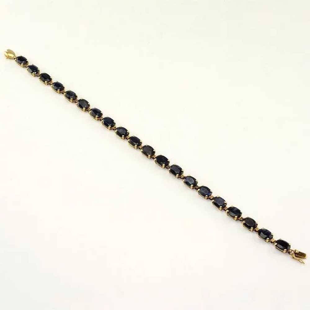 17.06 CTW Oval Sapphire Bracelet - image 2