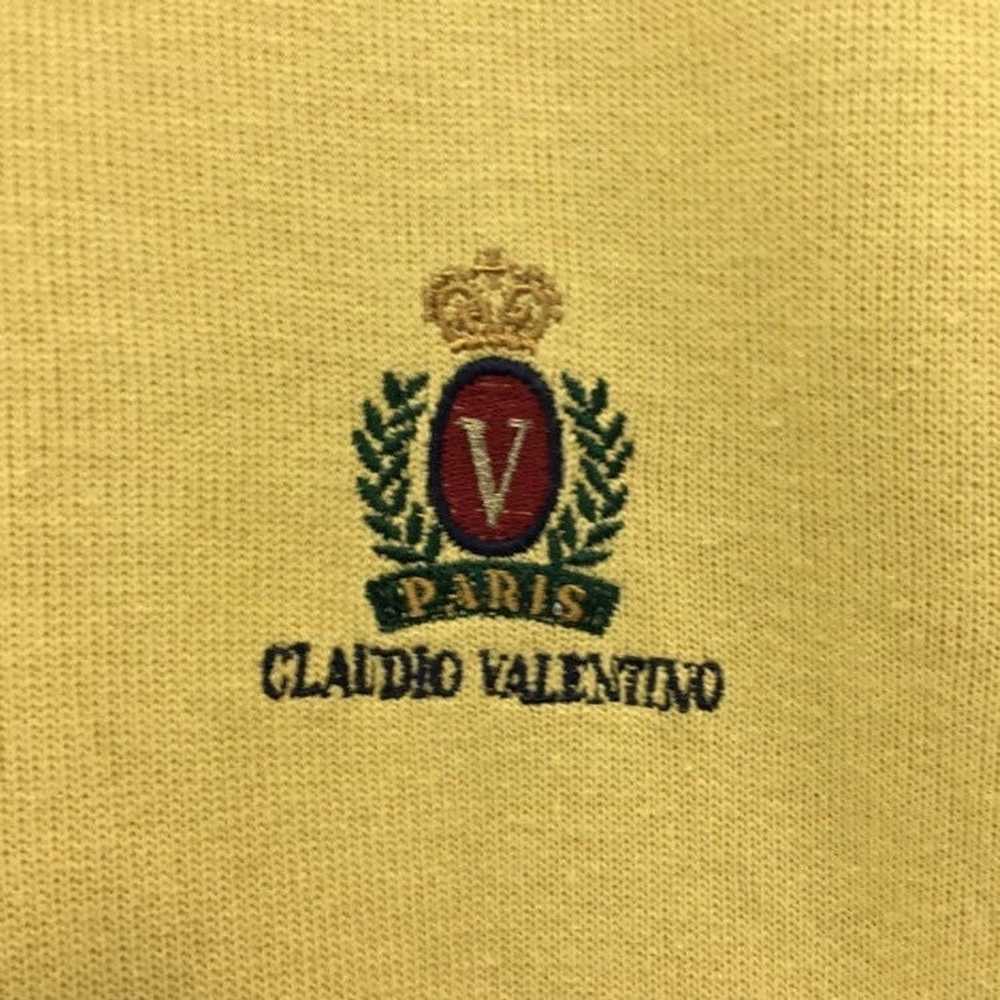 Vintage Claudio Valentino Polos Sweatshirt Embroi… - image 7