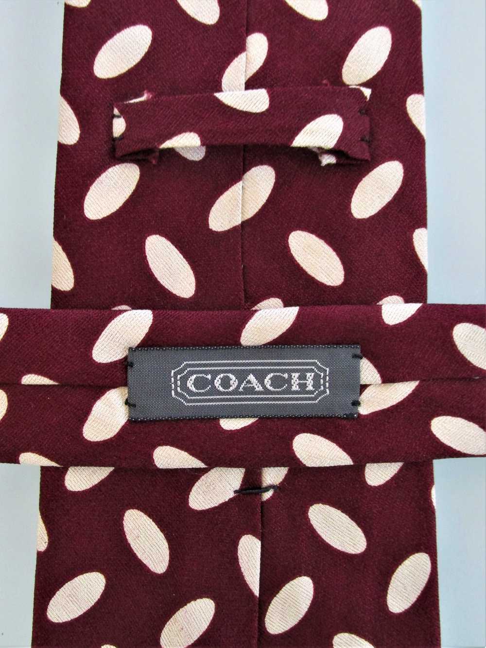 Coach Coach Early/Vintage Men's Silk Tie - image 4