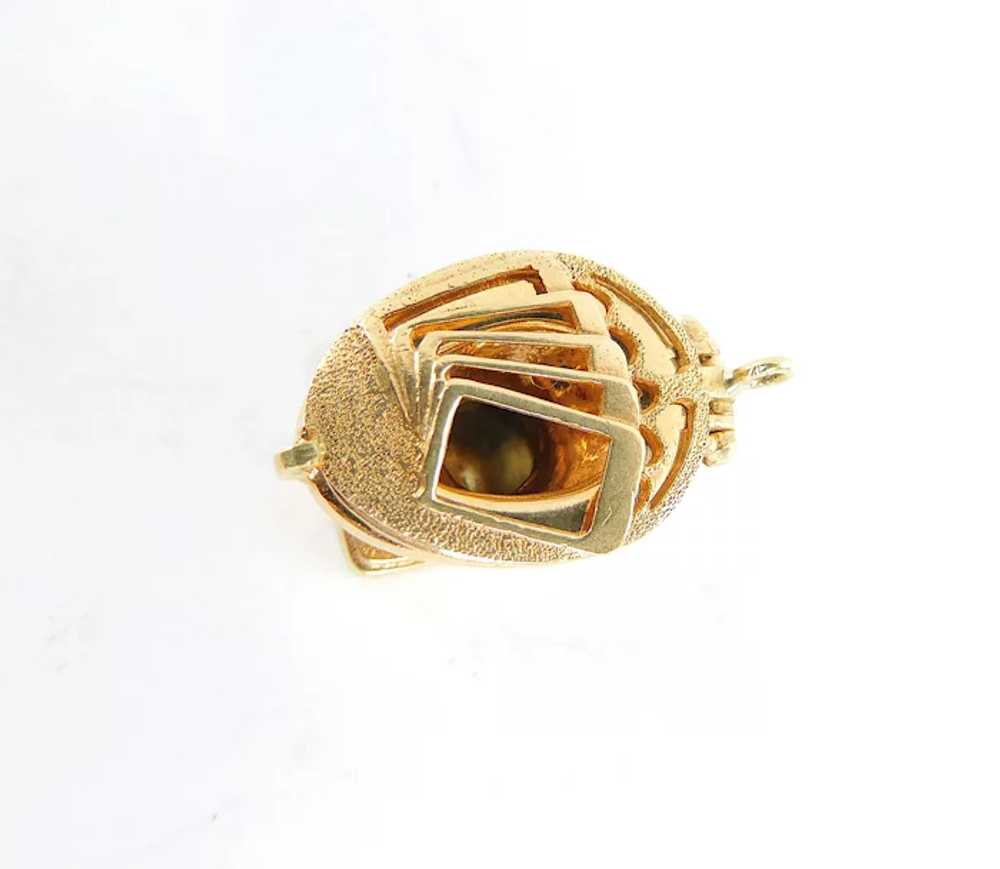 RARE 1970 Vintage 9ct Gold TOILET Charm PENDANT F… - image 11