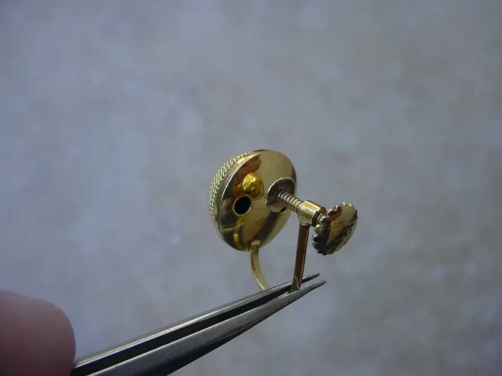 Ladies Ring & Earrings Ensemble 14K Gold - image 10
