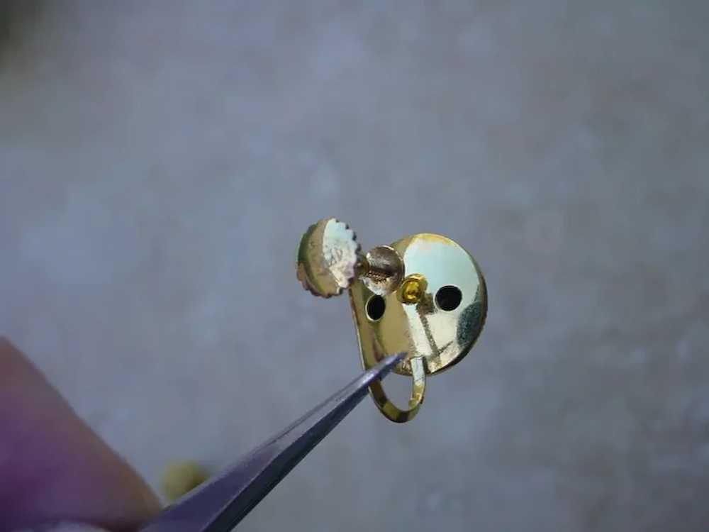 Ladies Ring & Earrings Ensemble 14K Gold - image 7