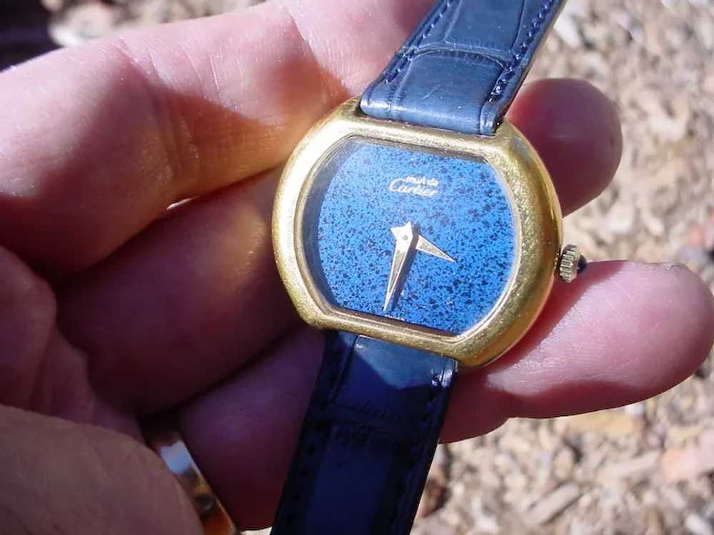 Rare 1970s Ellipse 18K G.F Watch - image 4