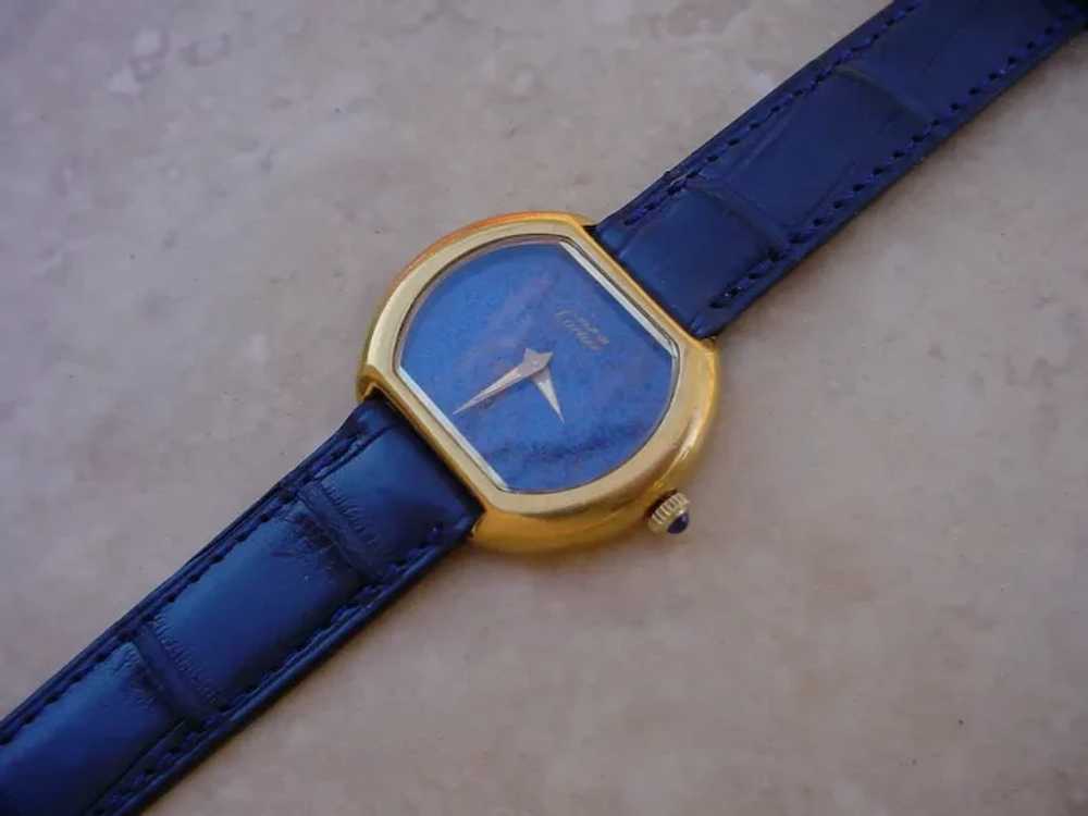 Rare 1970s Ellipse 18K G.F Watch - image 6