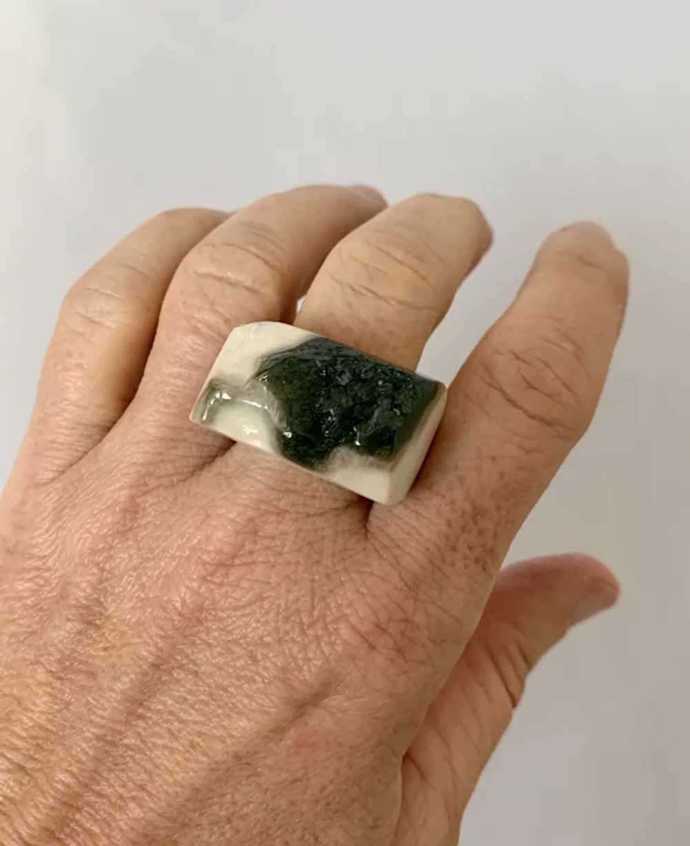 Natural Stone Ring - image 6