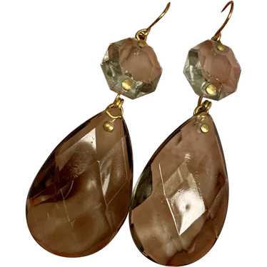 Glass Chandelier Earrings - image 1