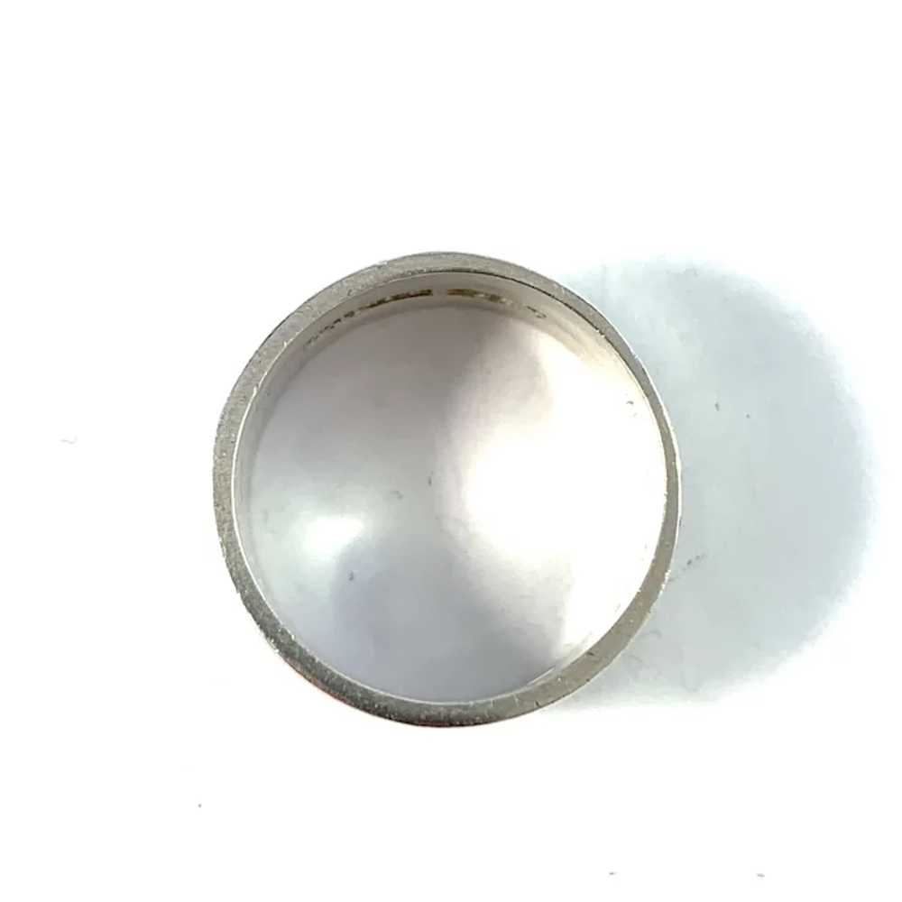 Arne Rautio, Finland 1967. Solid Silver Ring. - image 3