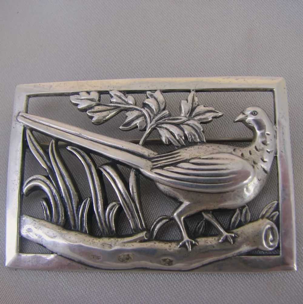 Genuine NORSELAND Brooch ~Sterling Pheasant ~Reg.… - image 10