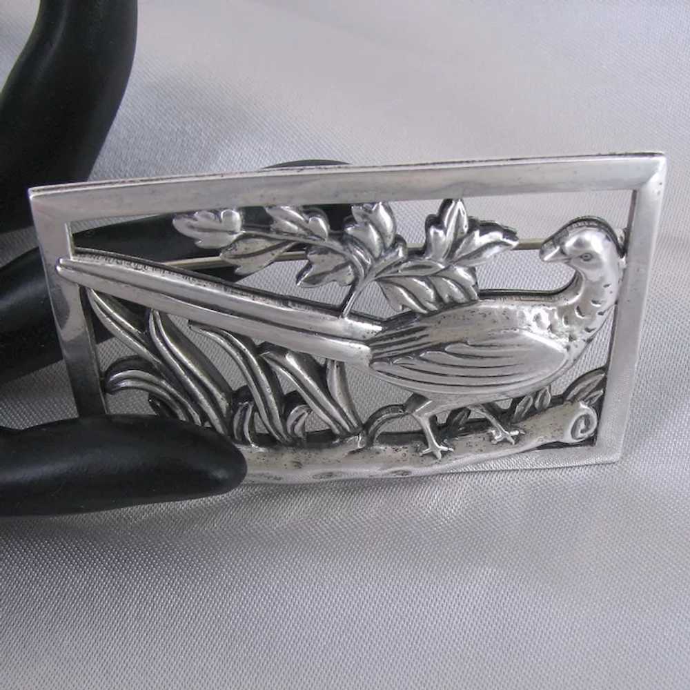 Genuine NORSELAND Brooch ~Sterling Pheasant ~Reg.… - image 5