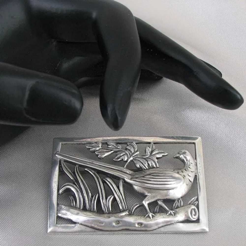 Genuine NORSELAND Brooch ~Sterling Pheasant ~Reg.… - image 8