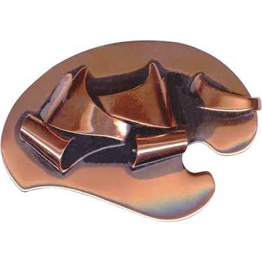 Modernist Style COPPER PIN