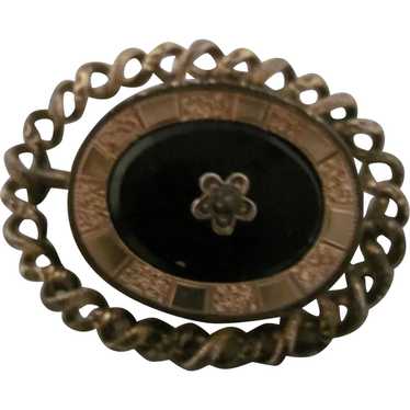 Victorian Mourning Brooch - image 1