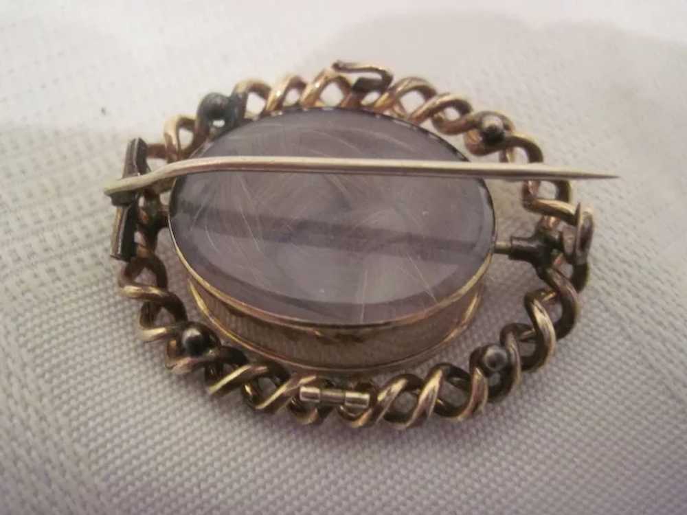 Victorian Mourning Brooch - image 5