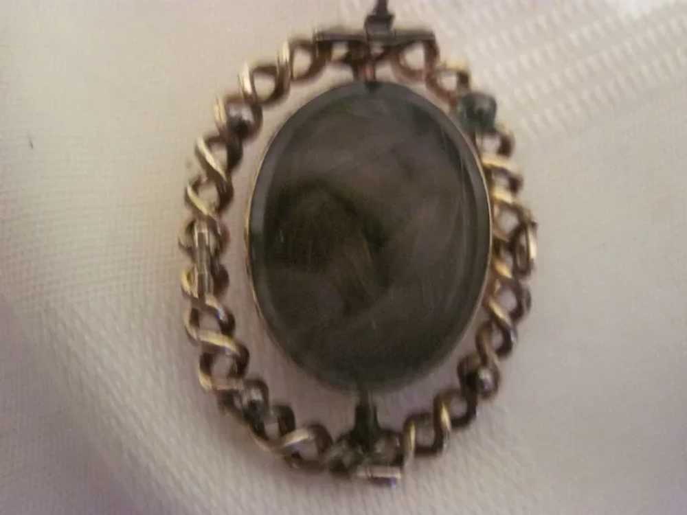 Victorian Mourning Brooch - image 6