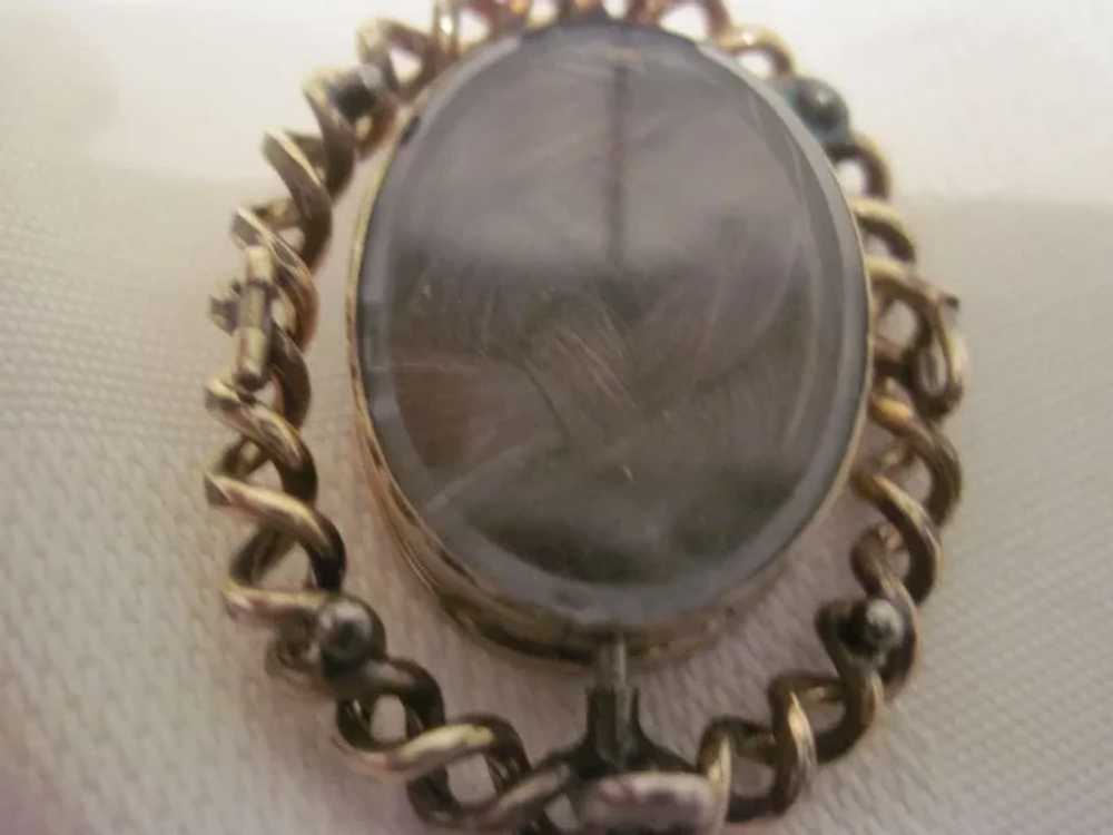 Victorian Mourning Brooch - image 7
