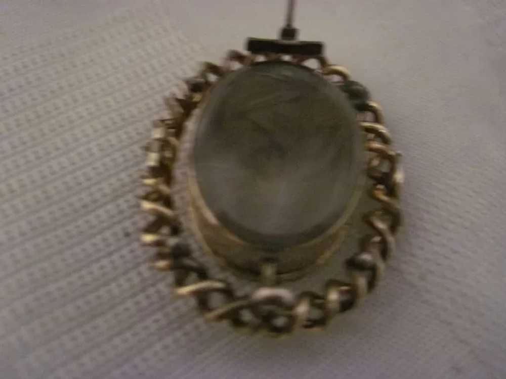 Victorian Mourning Brooch - image 8